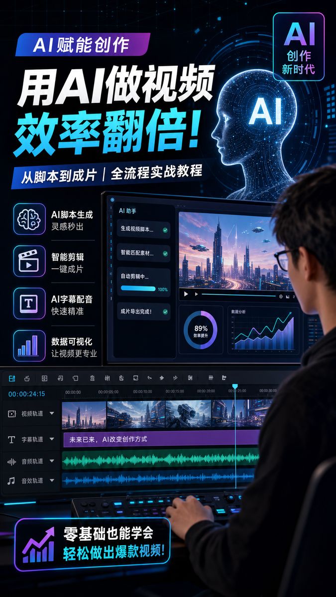 每日大赛传媒-AI视频剪辑教程传媒